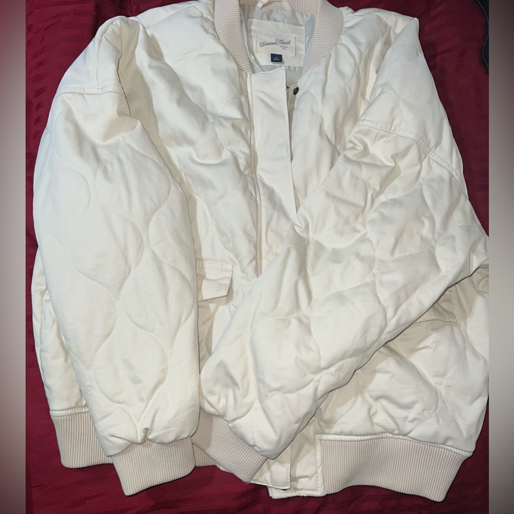 Universal Thread Cream Bomber Jacket -XL